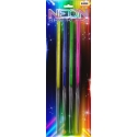 Neon csillagszóró 40cm, 8db mix