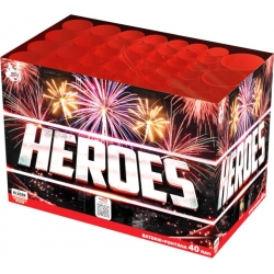 Heroes  -  fontána + kompakt 40 rán multikaliber