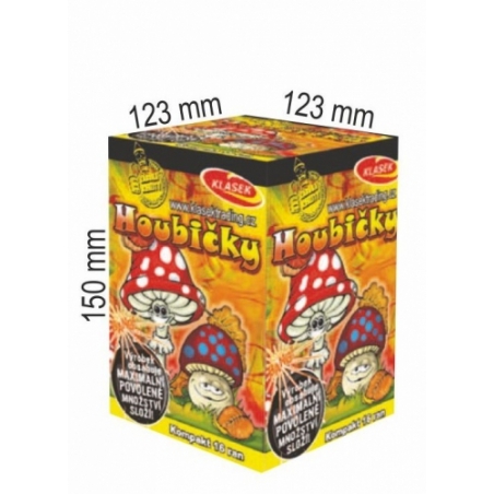 Houbičky 16 rán / 25mm